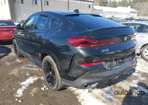 2022 BMW X6 xDrive40I z USA, uszkodzony, nr VIN 5UXCY6C03N9J59133